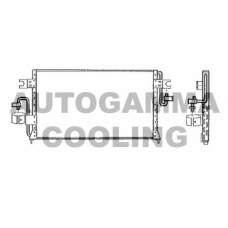 105018 AUTOGAMMA Конденсатор, кондиционер