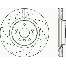 BDRS2295.25 OPEN PARTS Тормозной диск