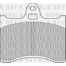 BBP1538 BORG & BECK Комплект тормозных колодок, дисковый тормоз