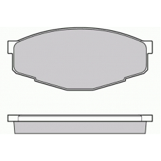 12-0232 E.T.F. Комплект тормозных колодок, дисковый тормоз