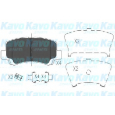 KBP-8509 KAVO PARTS Комплект тормозных колодок, дисковый тормоз