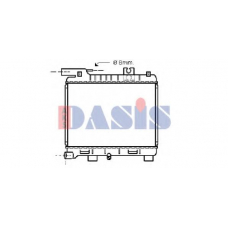 050580N AKS DASIS Радиатор, охлаждение двигателя