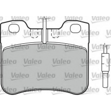 598360 VALEO Комплект тормозных колодок, дисковый тормоз