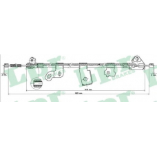 C0896B LPR Трос, стояночная тормозная система