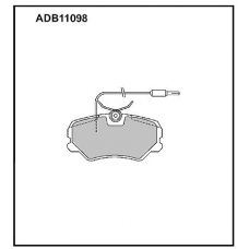 ADB11098 Allied Nippon Тормозные колодки