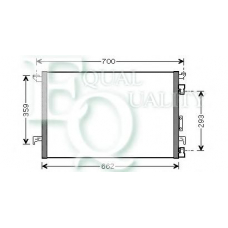 CO0164 EQUAL QUALITY Конденсатор, кондиционер