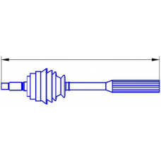 22700 SERCORE Приводной вал