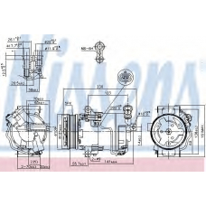 89216 NISSENS Компрессор, кондиционер