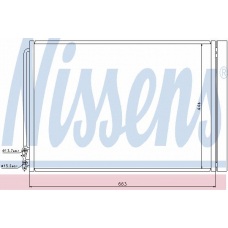 940110 NISSENS Конденсатор, кондиционер
