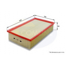 EAF262 COMLINE Воздушный фильтр