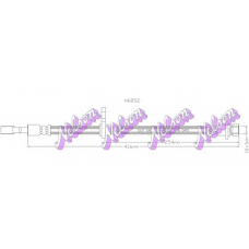 H6852Q Brovex-Nelson Тормозной шланг