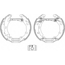 8DB 355 004-911 HELLA Комплект тормозных колодок