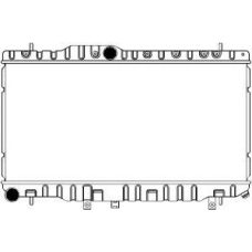 4421-1004 SAKURA  Automotive Радиатор, охлаждение двигателя