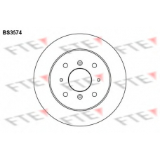 BS3574 FTE Тормозной диск