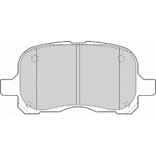 FD6979A NECTO Комплект тормозных колодок, дисковый тормоз