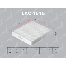 LAC-1515 LYNX Фильтр салонный