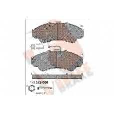 RB1522 R BRAKE Комплект тормозных колодок, дисковый тормоз