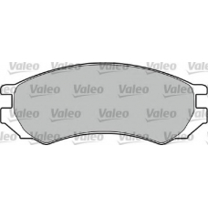 598024 VALEO Комплект тормозных колодок, дисковый тормоз