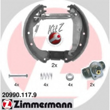 20990.117.9 ZIMMERMANN Комплект тормозных колодок