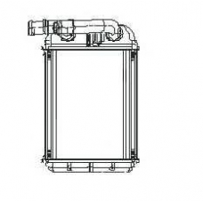 53672 NRF Теплообменник, отопление салона