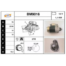 BM9016 SNRA Стартер