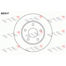 BS3517 FTE Тормозной диск