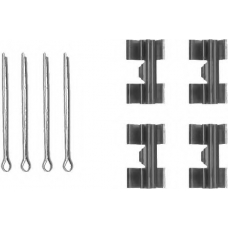 8DZ 355 203-451 HELLA PAGID Комплектующие, колодки дискового тормоза