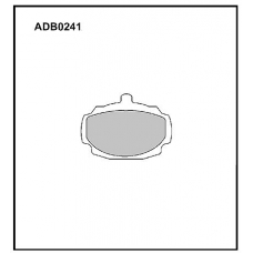 ADB0241 Allied Nippon Тормозные колодки