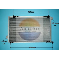 16-1146 AUTO AIR GLOUCESTER Конденсатор, кондиционер