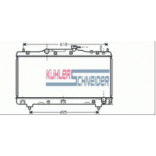 3200721 KUHLER SCHNEIDER Радиатор, охлаждение двигател