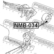 NMB-034 FEBEST Подвеска, двигатель
