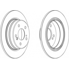 DDF224C-1 FERODO Тормозной диск