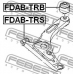 FDAB-TRB FEBEST Подвеска, рычаг независимой подвески колеса