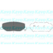 KBP-8502 KAVO PARTS Комплект тормозных колодок, дисковый тормоз