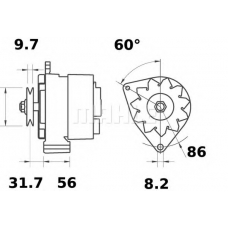 MG 531 MAHLE Генератор