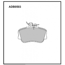 ADB0503 Allied Nippon Тормозные колодки