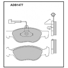 ADB1477 Allied Nippon Тормозные колодки