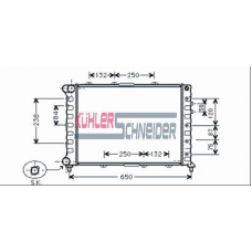 1003301 KUHLER SCHNEIDER Радиатор, охлаждение двигател