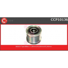 CCP10136 CASCO Ременный шкив, генератор