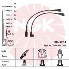 7206 NGK Комплект проводов зажигания