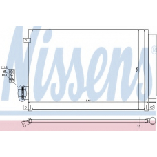 940280 NISSENS Конденсатор, кондиционер