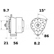 MG 187 MAHLE Генератор