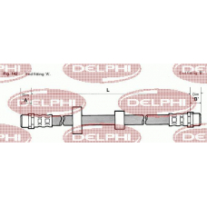 LH0111 DELPHI Тормозной шланг