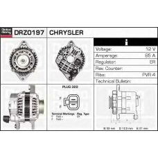 DRZ0197 DELCO REMY Генератор