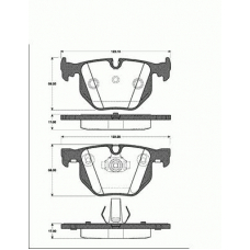 1501221535 S.b.s. Комплект тормозных колодок, дисковый тормоз