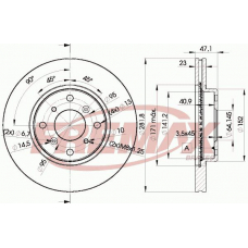 BD-2585 FREMAX Тормозной диск