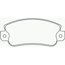 2113102 TEXTAR Комплект тормозных колодок, дисковый тормоз