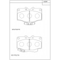 KD2207 ASIMCO Комплект тормозных колодок, дисковый тормоз