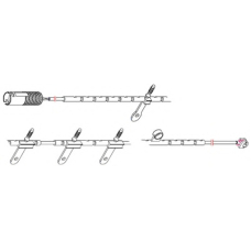 8217 CARRAB BRAKE PARTS Сигнализатор, износ тормозных колодок