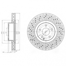BG9093C DELPHI Тормозной диск